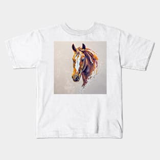 horse head sketch Kids T-Shirt